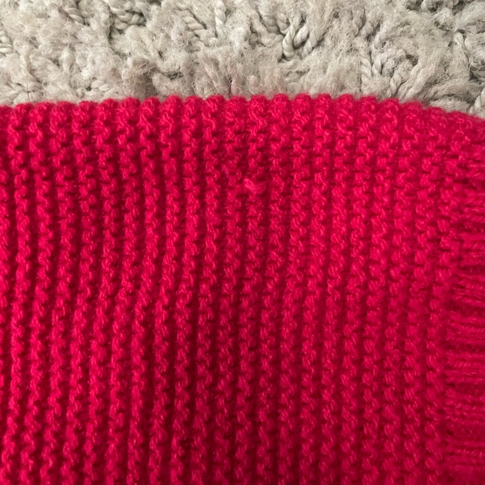 New York & Company Pink and Red Striped Sweater- Large - Picture 11 of 13